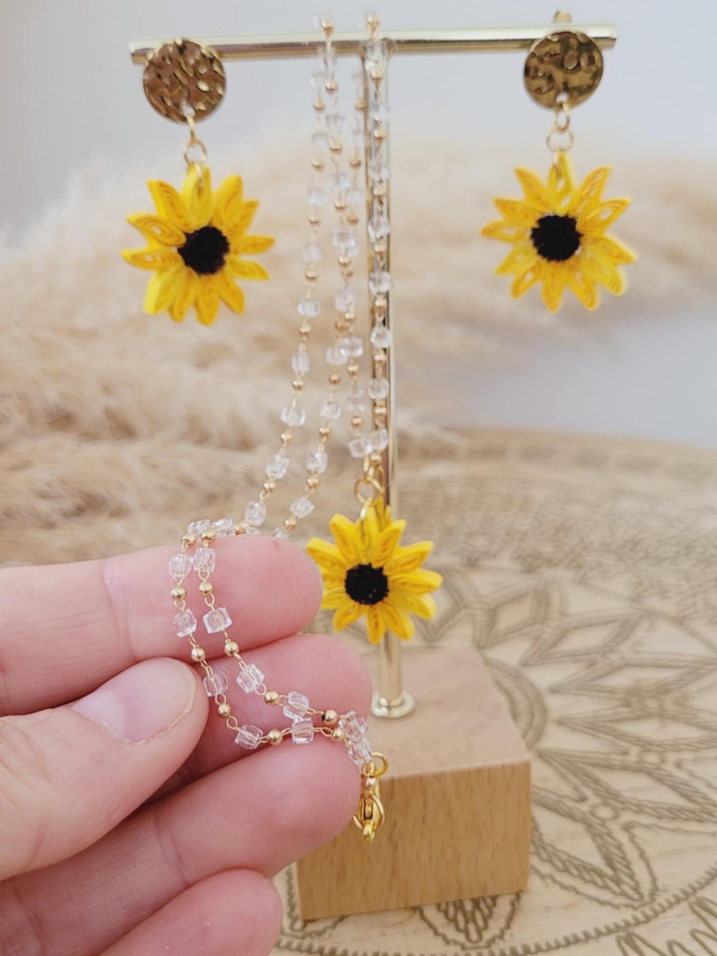 Collier TOURNESOL