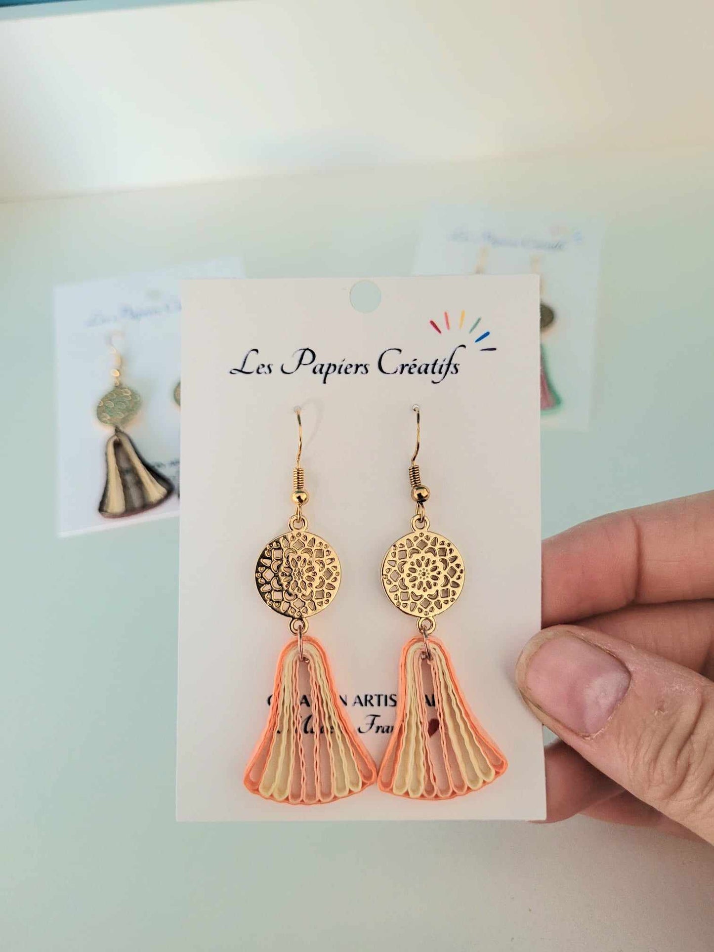 Boucles d'oreille POMPOM