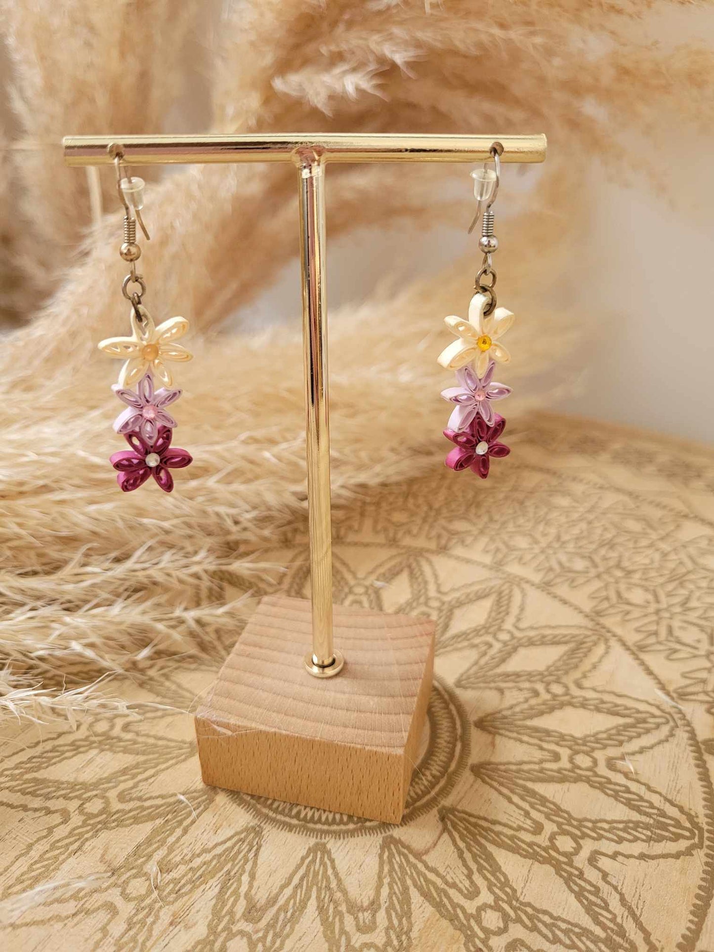 Boucles d'oreille DELICATESSE