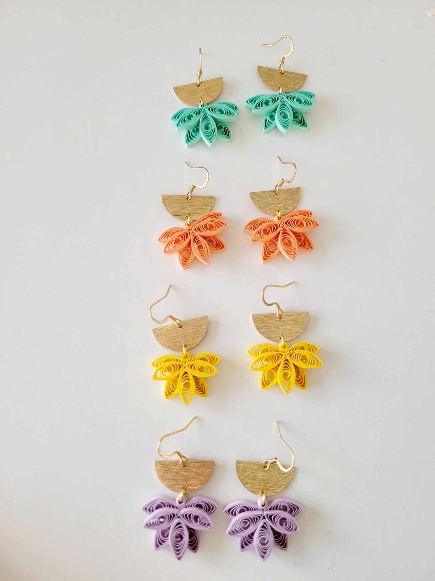 Boucles d'oreilles PETIT LOTUS