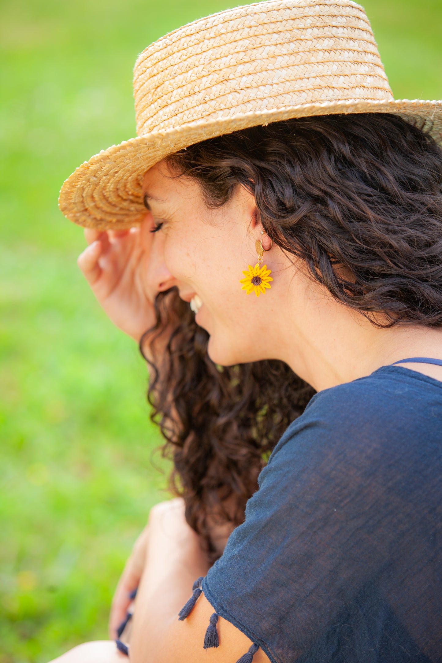 Boucles d'oreilles TOURNESOL