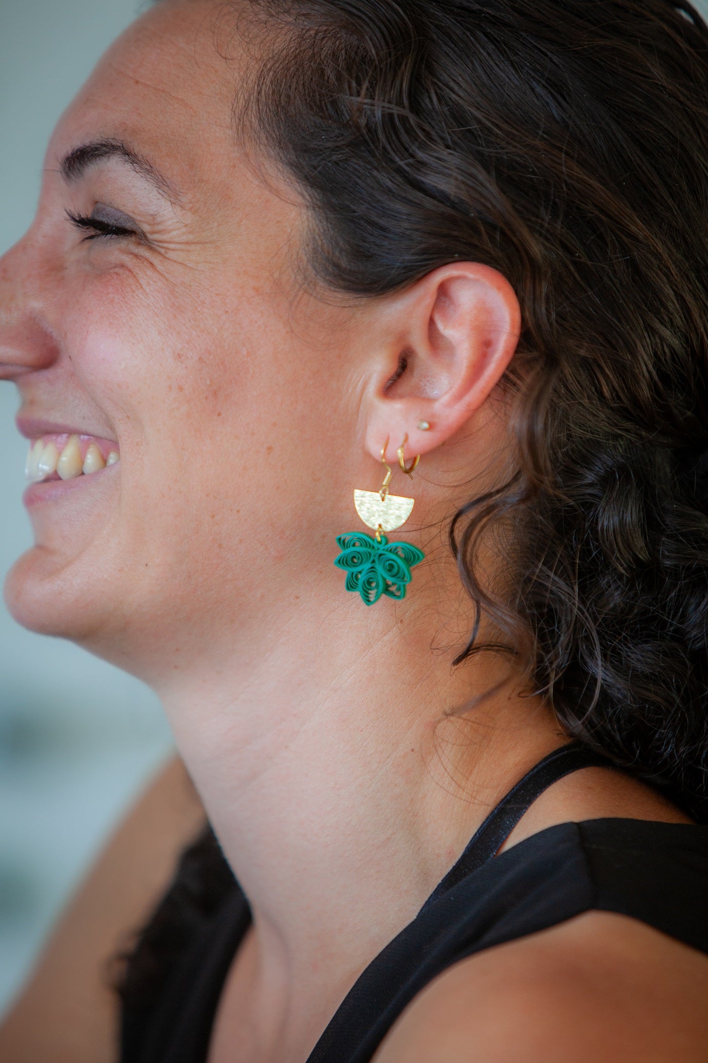 Boucles d'oreilles PETIT LOTUS